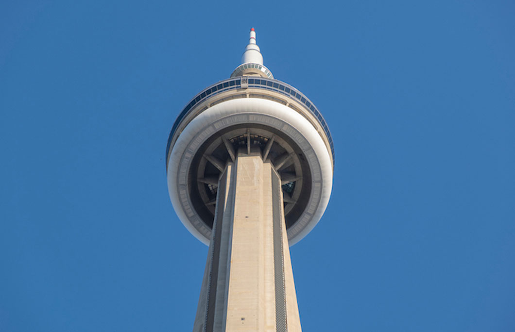It took over 1,000 workers to build the CN Tower