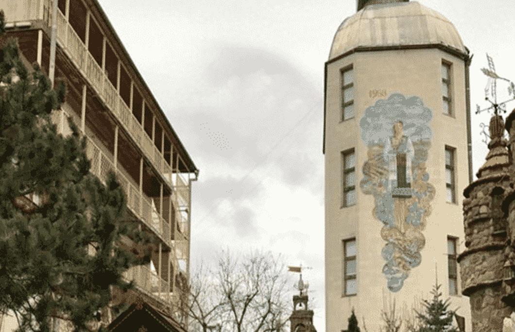 It’s home to the world’s largest bottle-shaped building