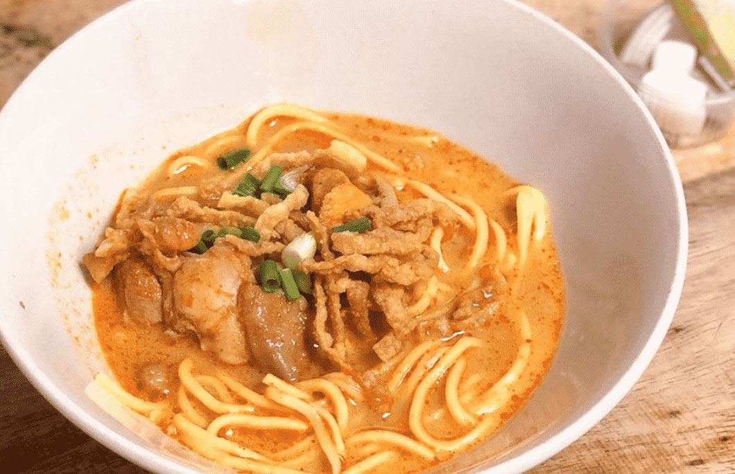 13. Khao Soi Gai – Spicy Chicken Noodle Soup