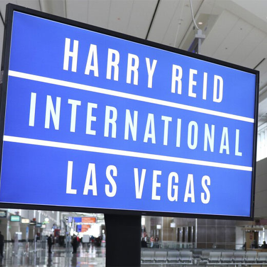 Guia de estacionamento do aeroporto de Las Vegas (Harry Reid