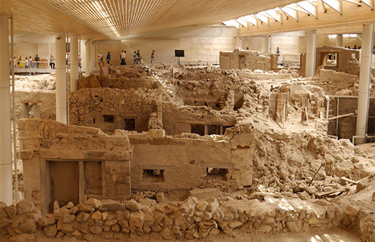 Le site archéologique d’Akrotiri