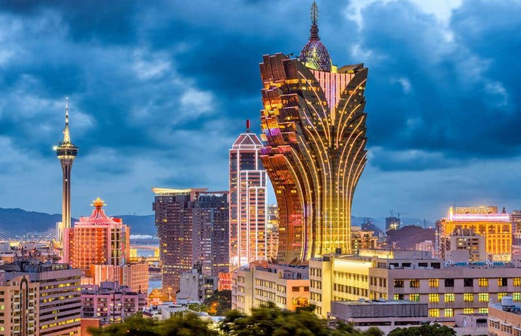 Macau, China with 17.337 million tourists per year