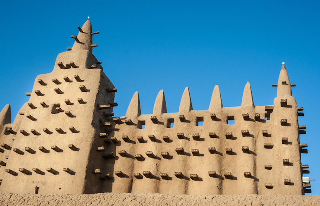 Mali is home to the world’s largest mud-brick building