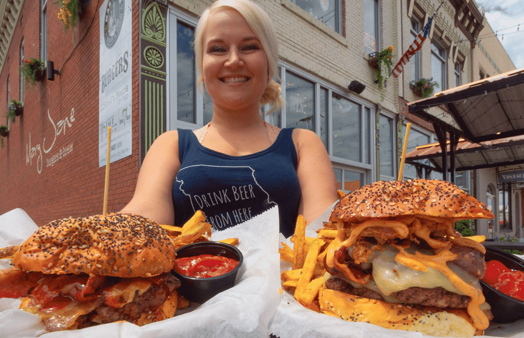 9. Mary Jane Burgers & Brew , Perryville