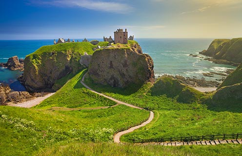 Medieval Fortress Dunnottar Castle