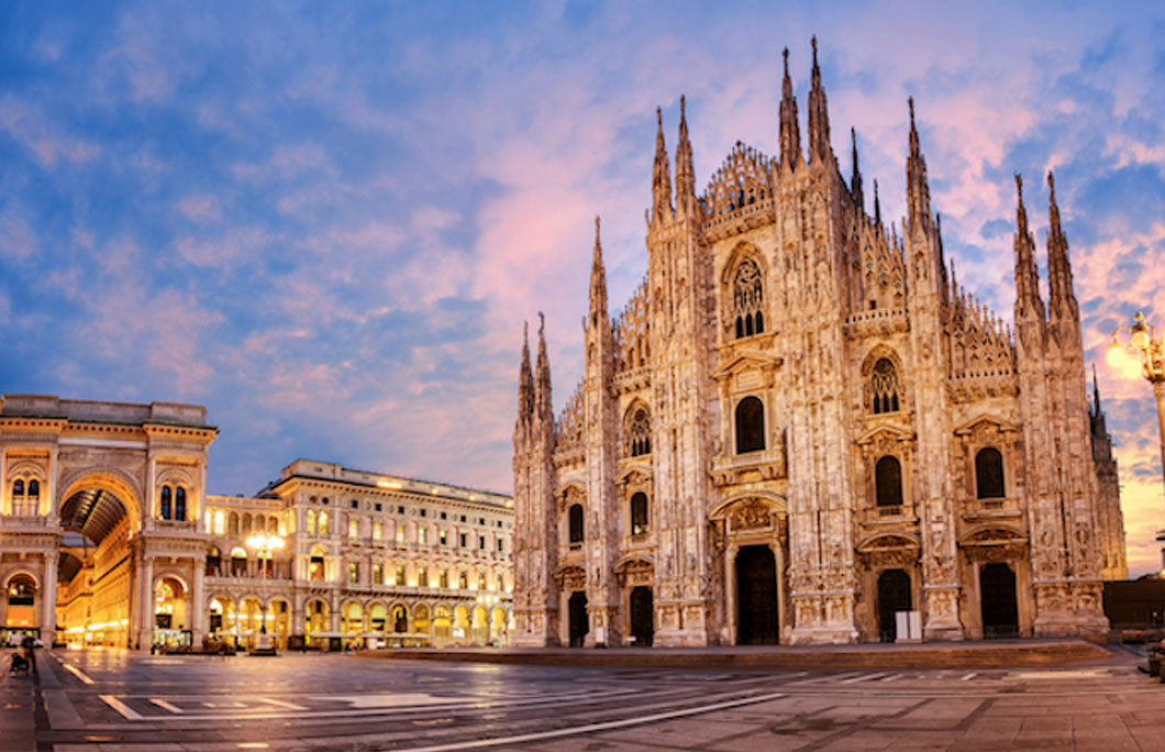 Milan is home to one of the largest cathedrals in the world