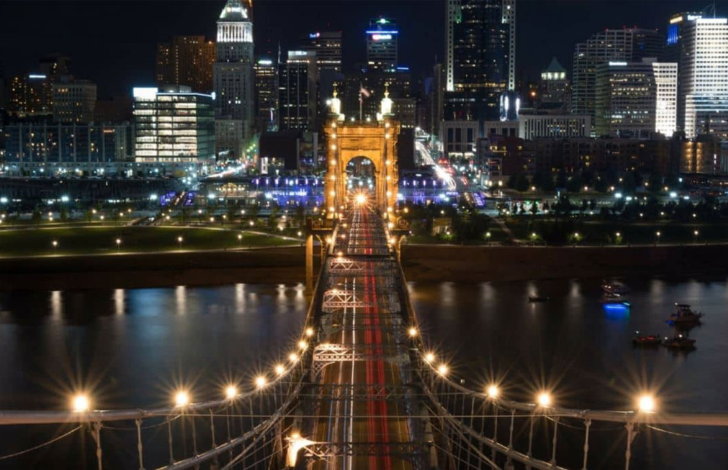 4. Roebling Suspension Bridge