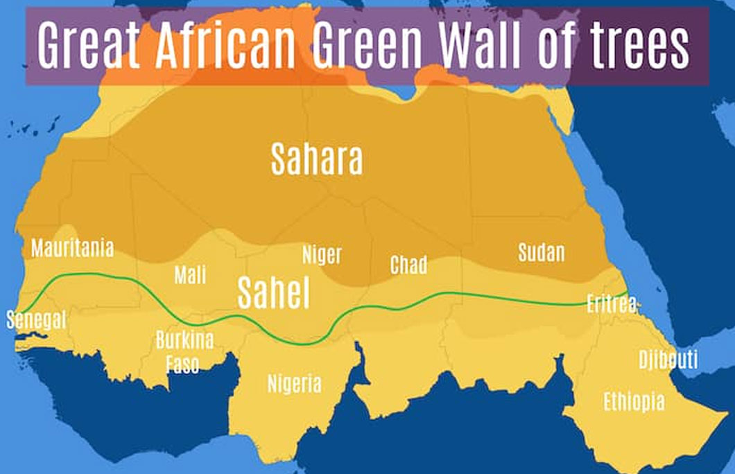 Niger is part of the Great Green Wall of AfricaProject