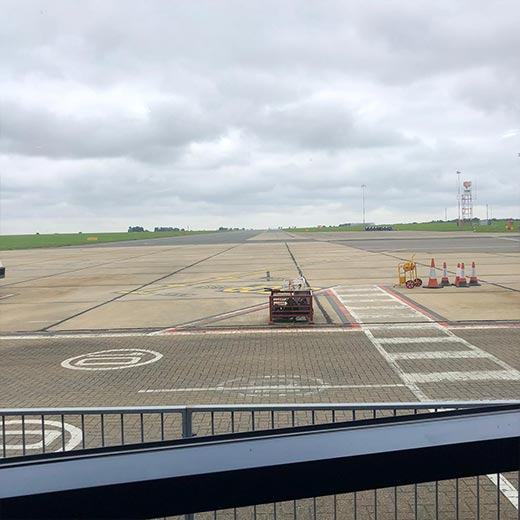 Norwich Airport runway