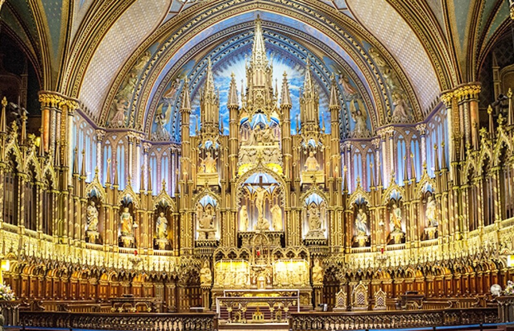 1. Notre-Dame Basilica of Montreal
