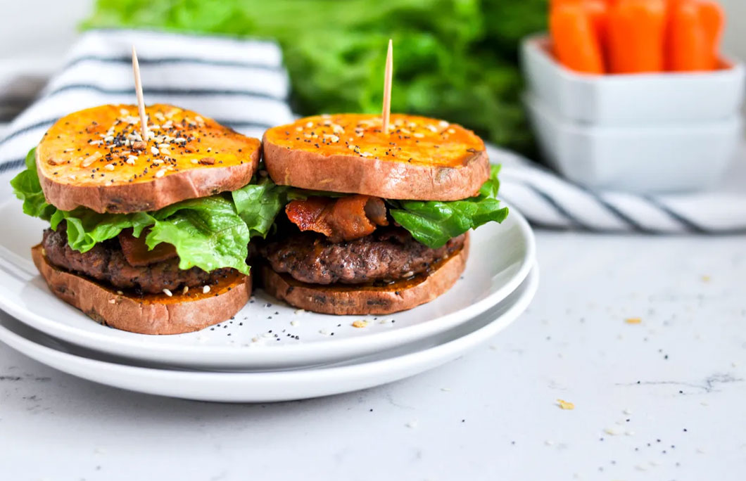 Paleo Sweet Potato Burger Sliders