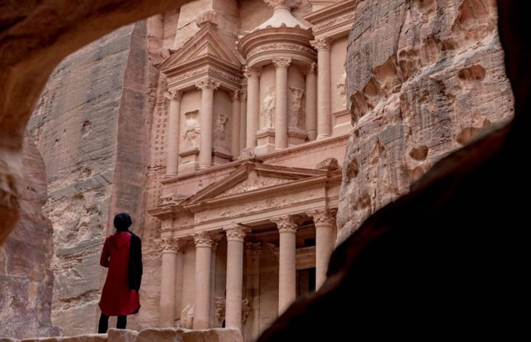 Petra is a rock-carved ancient city