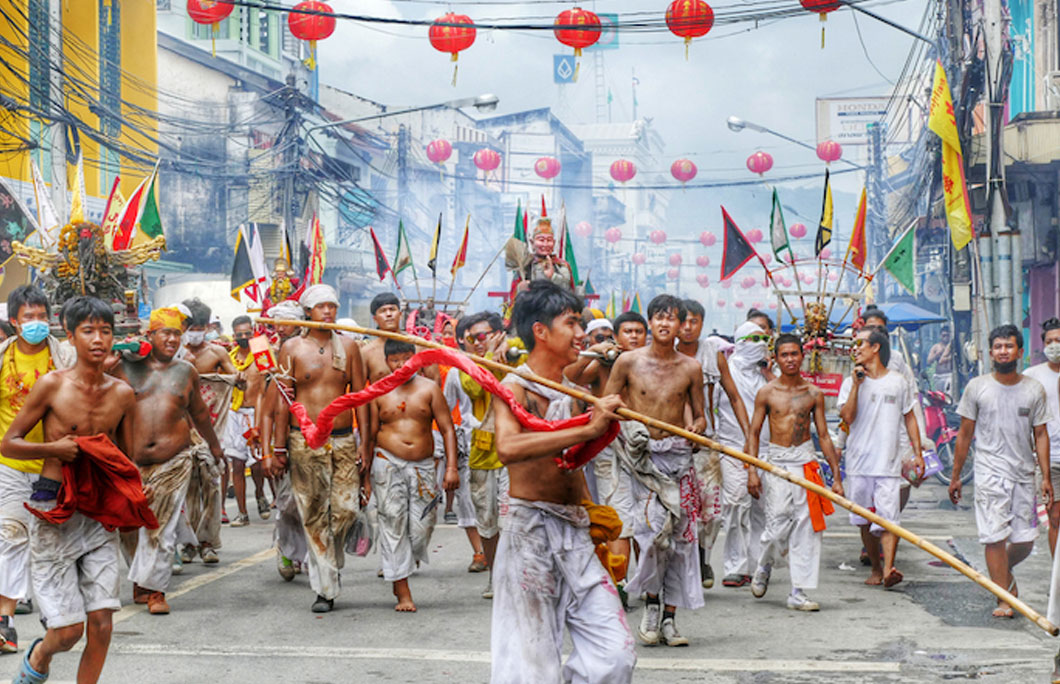 Phuket hosts a huge vegetarian festival every year