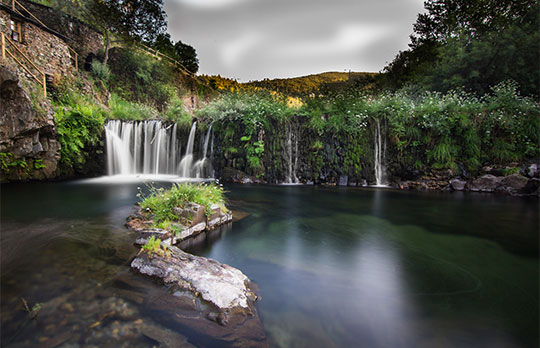 Poço da Broca Waterfall in Serra da Estrela