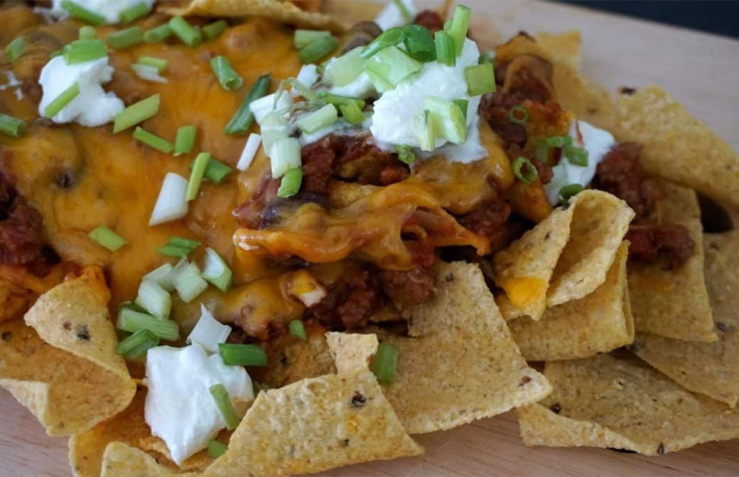 Quick & Easy Loaded Beef Nachos