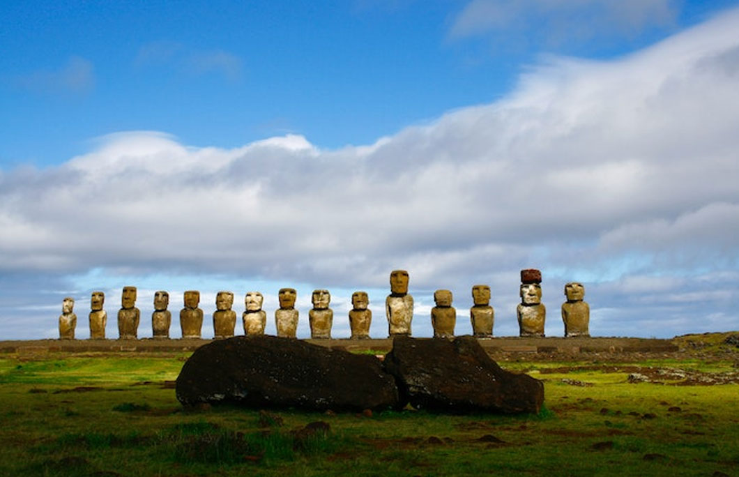 Rapa Nui National Park has many archaeological sites