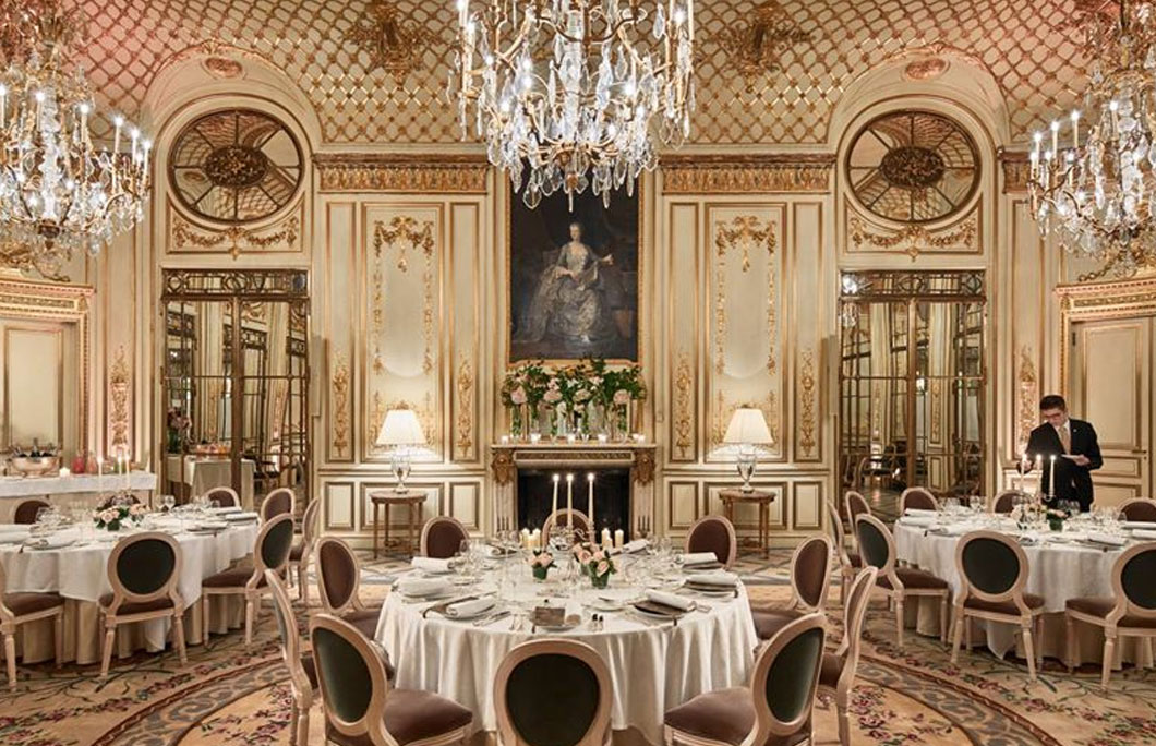 45. Restaurant le Meurice Alain Ducasse – Paris, France
