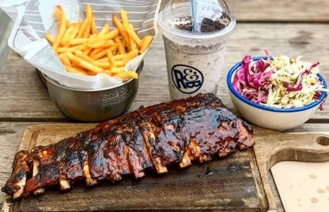 1. Ribs & Burgers