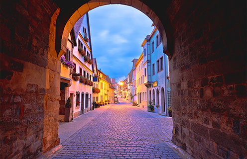 Rothenburg ob der Tauber dawn