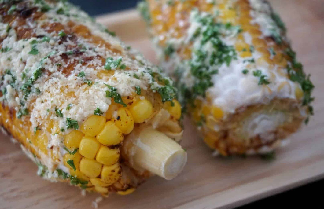 Roasted Corn With Chilli & Lime