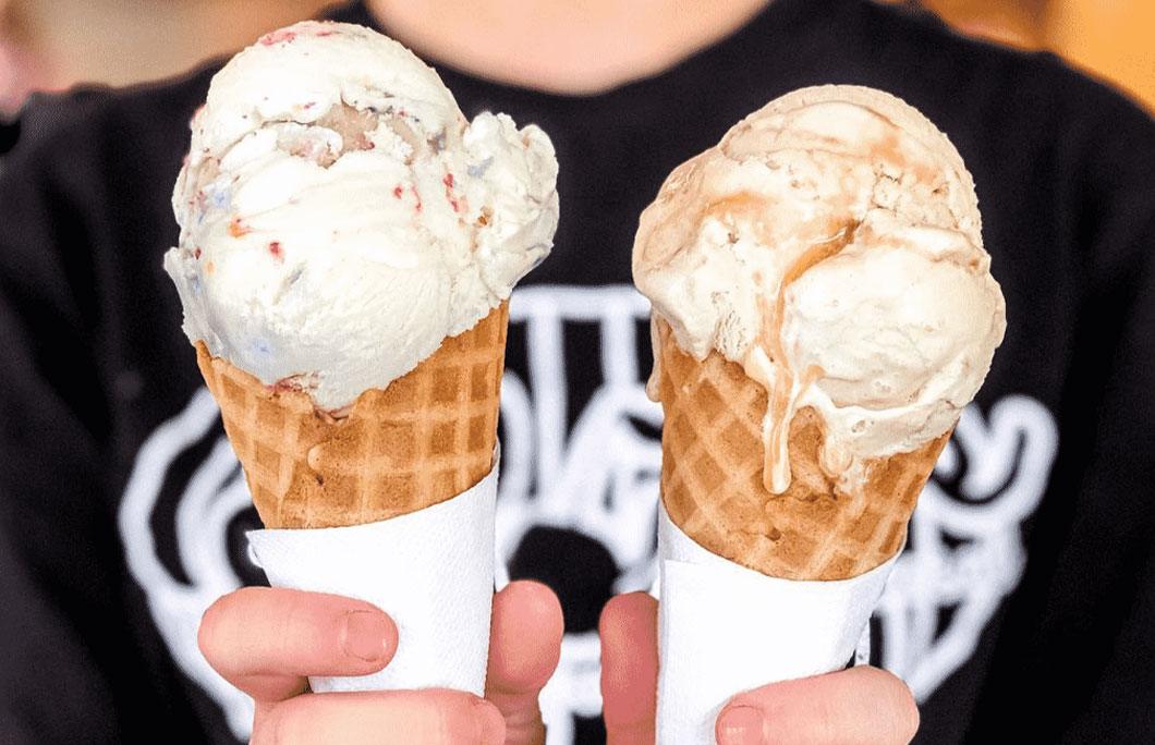 Tokyo ice cream stand's colossal eight-flavor cones might be the