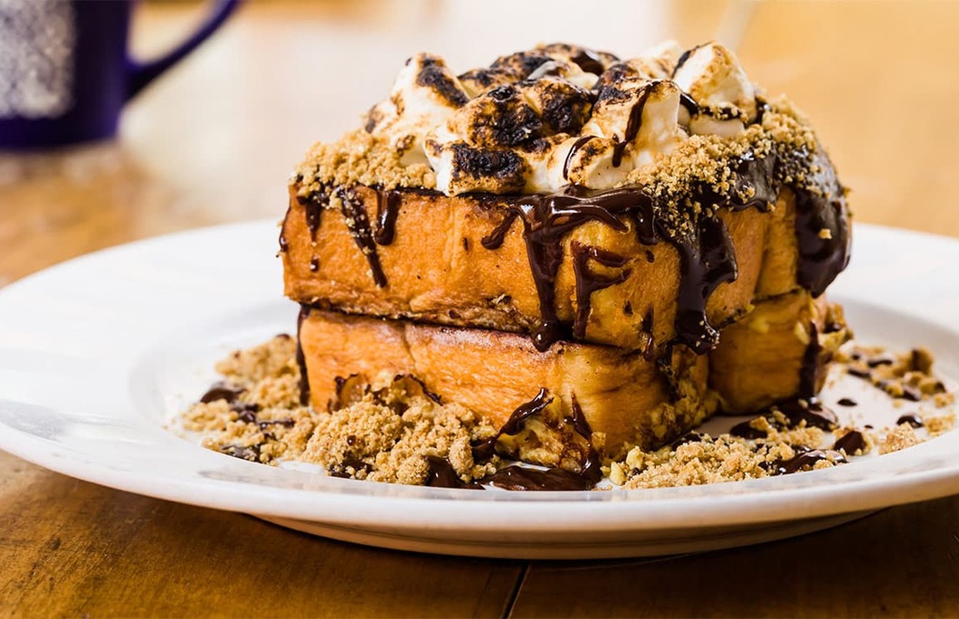 10. S’mores French Toast – Half & Half