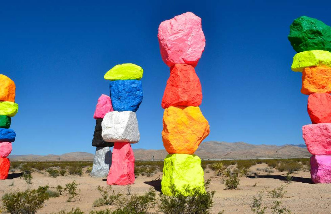 2. Seven Magic Mountains – Las Vegas, Nevada