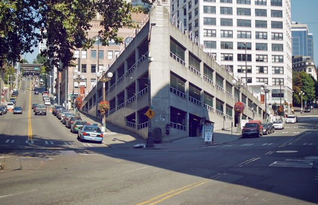 Ballet Valet Parking Garage and Retails Shops - Arquitectonica