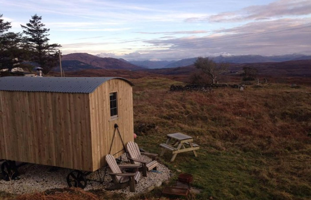 4. Skye Shepherds Hut, Isle of Skye 