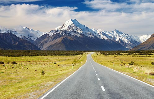 Southern Alps Road Trip, New Zealand