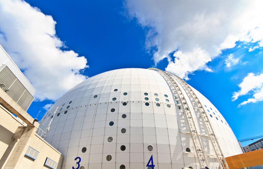Stockholm is home to the world’s largest hemispherical building