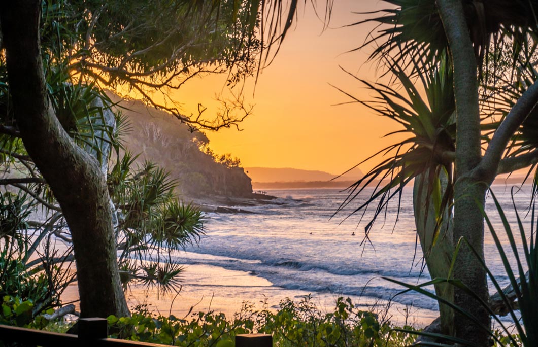 sunshine coast noosa sunset