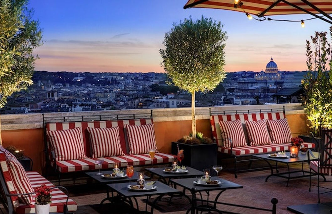 2. Terrazza Cielo at Hotel de la Ville 