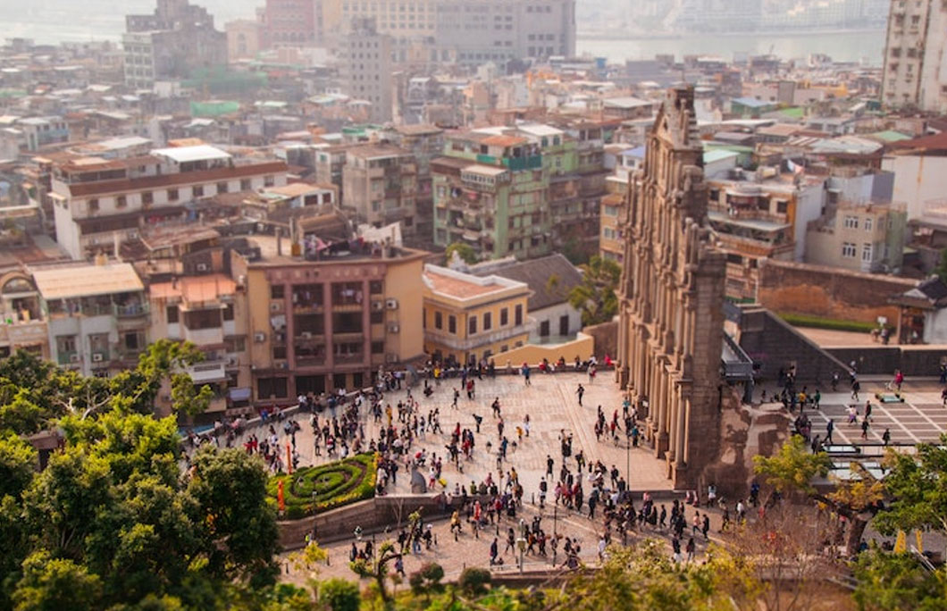 The centre of Macau is a World Heritage Site