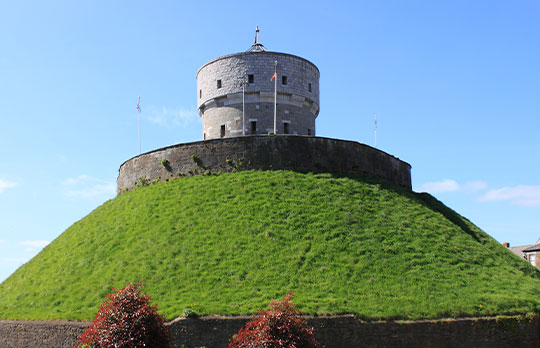 The historic Milmount fort in Drogheda