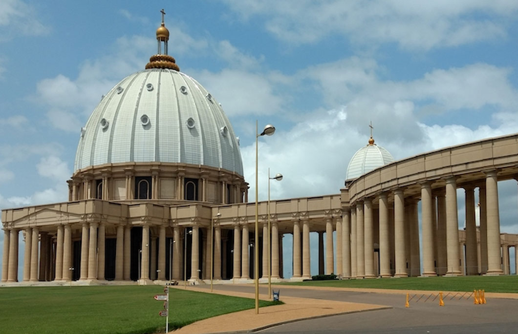 The largest church in the world is in Côte d’Ivoire