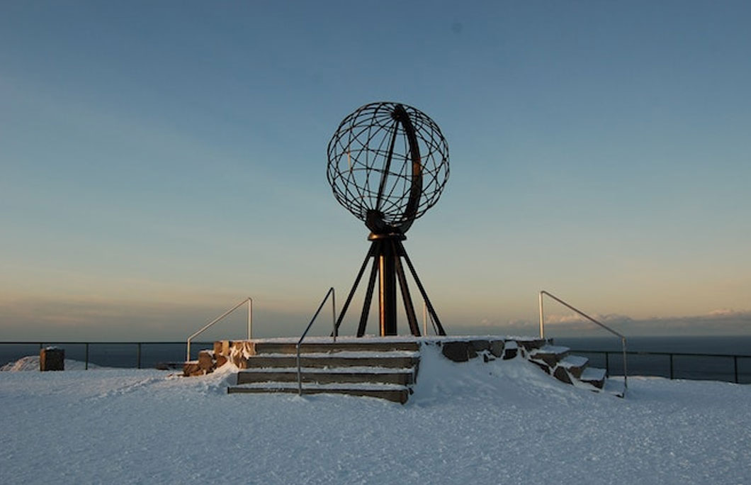 The North Cape’s globe sculpture is a global meeting point