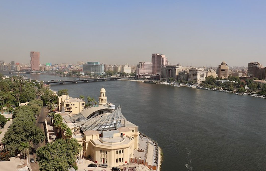 The River Nile flows through Cairo