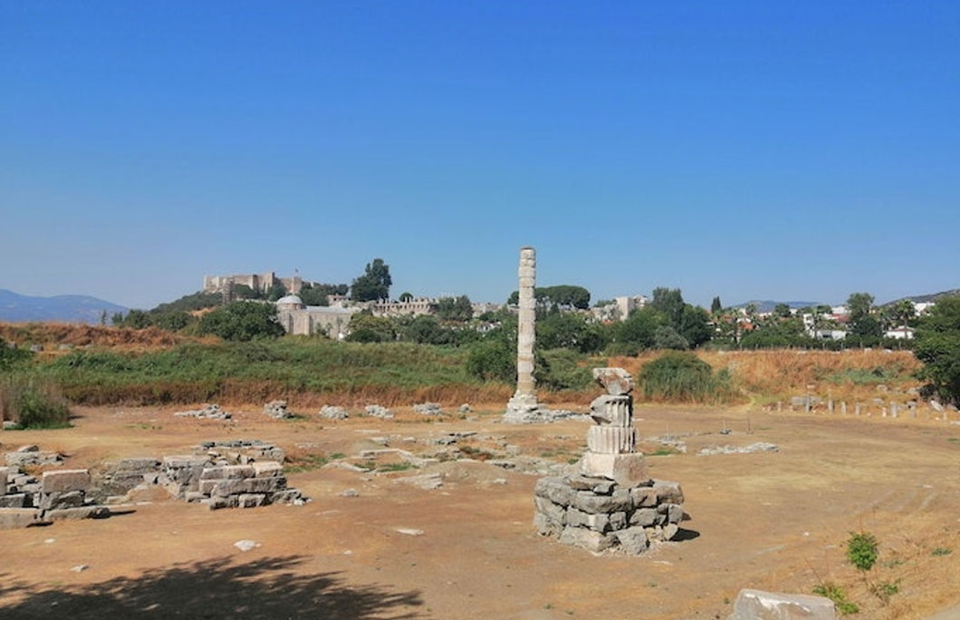 The Temple of Artemis lies in ruins