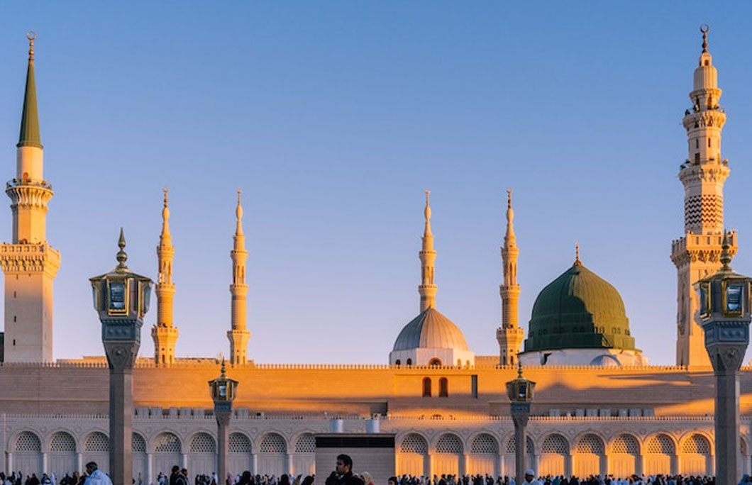 The Tomb of the Prophet Muhammad is in The Prophet’s Mosque