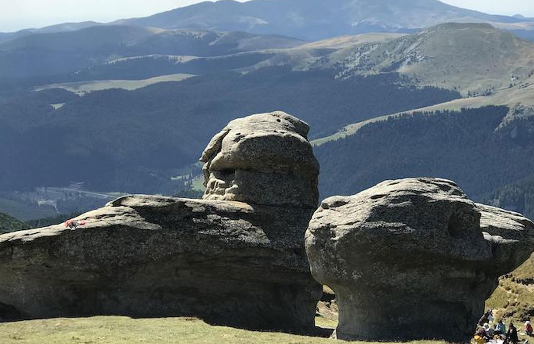 There are many natural monuments on the Bucegi Plateau