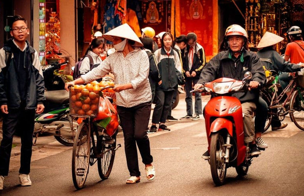 There are over 5 million motorbikes in Hanoi
