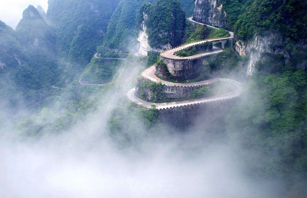 Tianmen Mountain Road – China