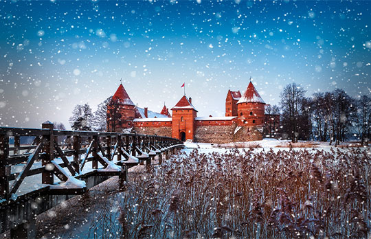 Trakai in winter