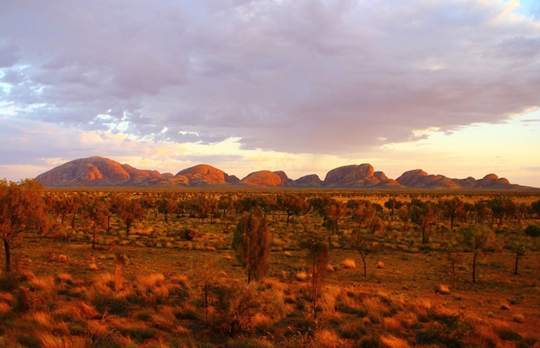 Uluru and Kata Tjuta are two geological landmarks