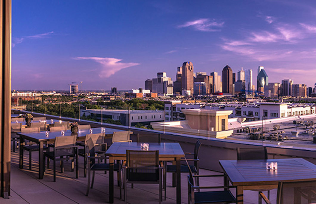 Upside West Village Rooftop Bar Dallas Travel Guide: The Coolest