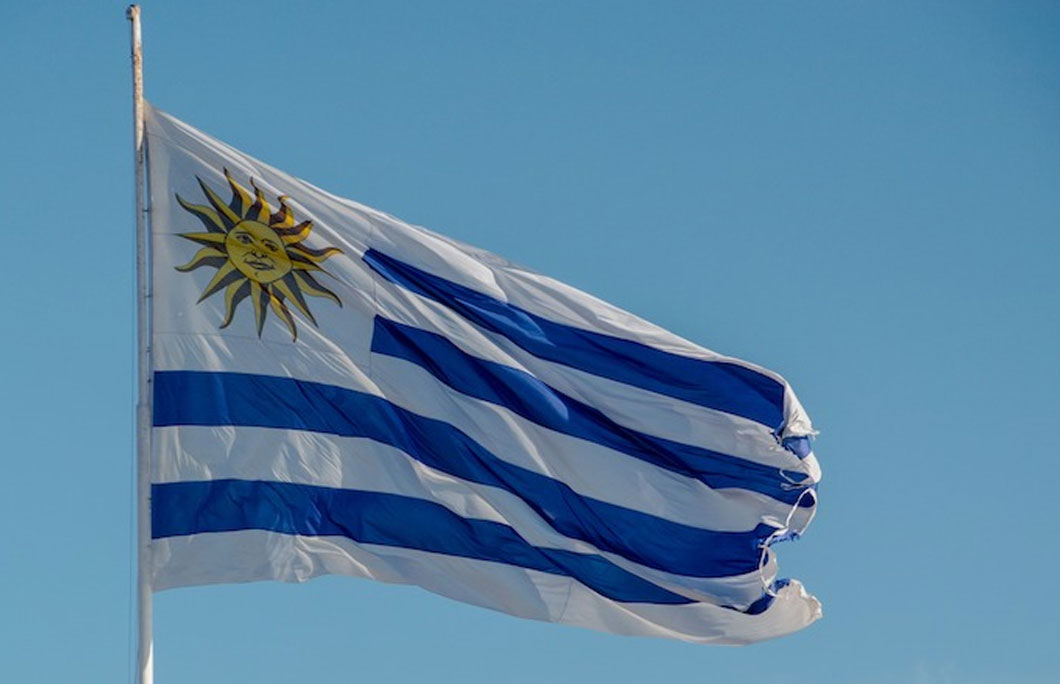 Uruguay’s national flag features the Sun of May