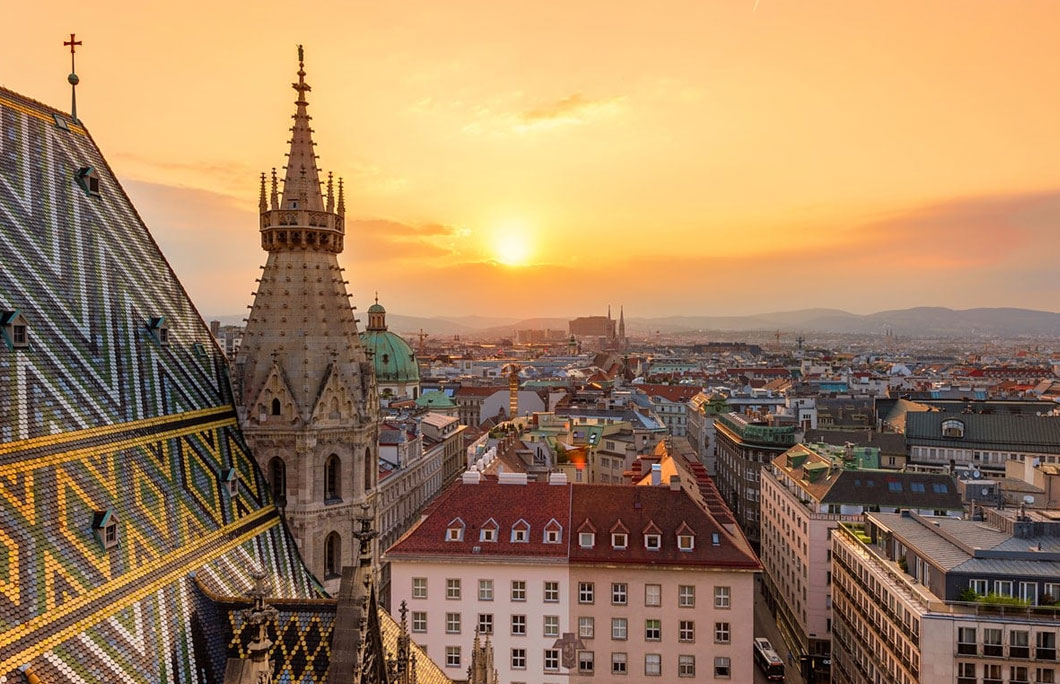  Vienna, Austria with 6.067 million tourists per year 