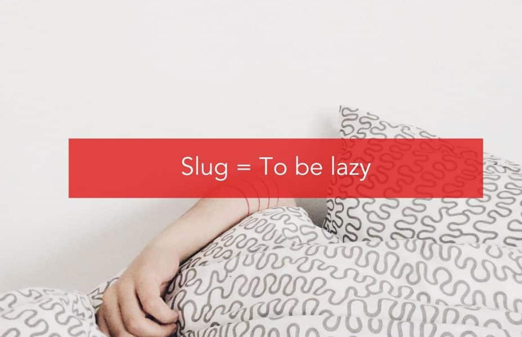 Slug = To be lazy