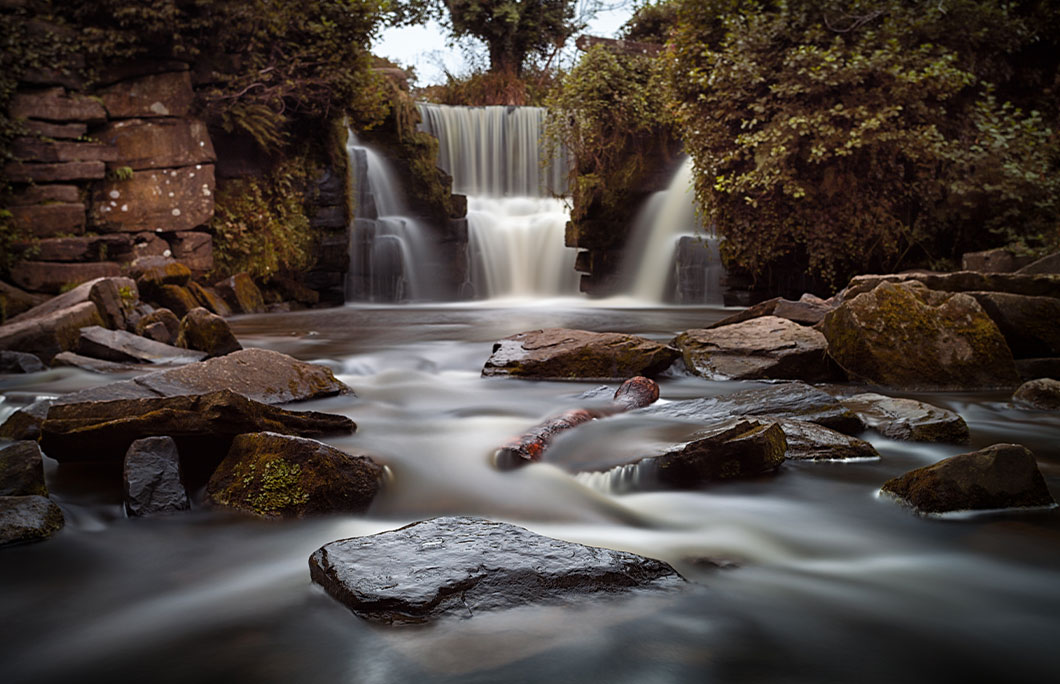 Waterfalls at Penllergare woods